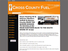 Tablet Screenshot of crosscountyfuel.com